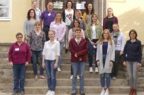 Studierende des Studienganges Hauswirtschaft beim Schulbeginn
